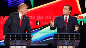 Sparks Fly in CNN Debate Between Donald Trump & Ted Cruz Square-off in Presidential Debate Houston, Texas; Lies, Records, Electability, Toughness Citizenship and More Front and Center